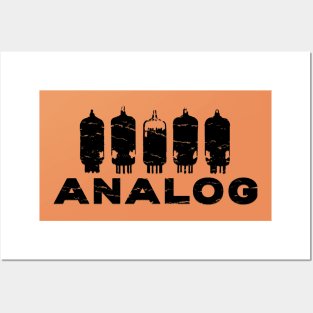 Analog Vacuum Tube Distressed Posters and Art